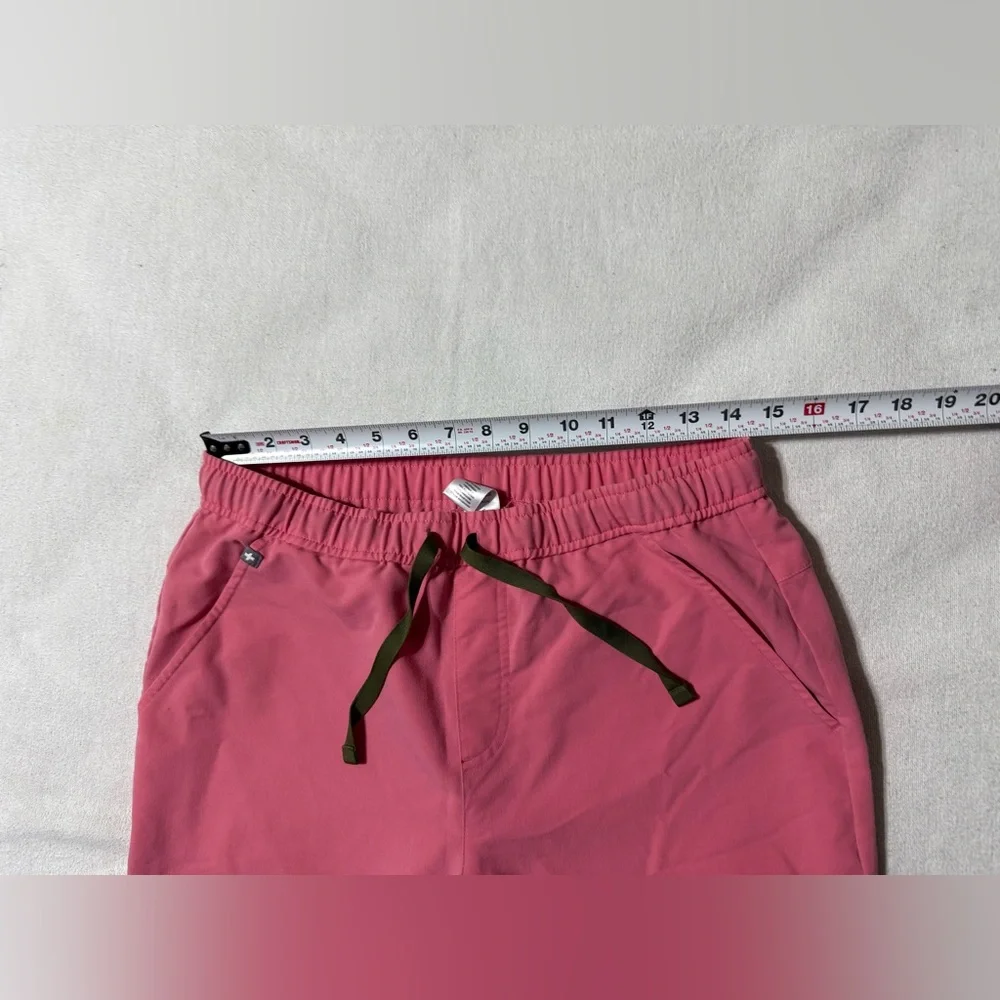 FIGS Tansen‎ Scrub Pants Mens Medium Jogger Elastic Waist Drawstring Pocket Pink